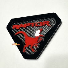 Raptor Edition Fender Badges Tailgate Emblem 3D Badge Carbon Background 2