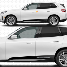 Side Door Rocker Panel Stripes M Performance Decal Kit for BMW X3 G45 2