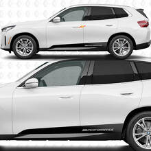 Side Door Rocker Panel Stripes M Performance Decal Kit for BMW X3 G45 2
