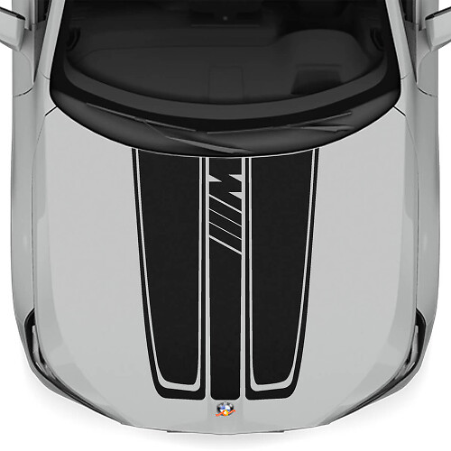 M-Style Hood Stripes Vinyl Decal Kit for BMW X3 G45