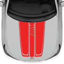 M-Style Hood Stripes Vinyl Decal Kit for BMW X3 G45_3