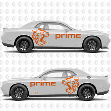 Wildcat Custom Text Side Vinyl Decal Graphic Sticker for Dodge Challenger 2
