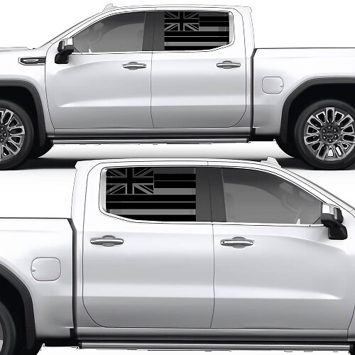 Hawaiian flag Side Window Vinyl Decal Sticker for GMC Sierra 1