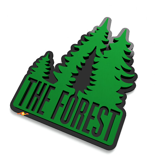 Forest Fender Badges Tailgate Emblem 3D Badge