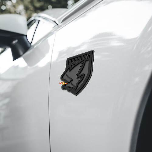 Freedom Bald Eagle Fender Badges Tailgate Emblem 3D Badge