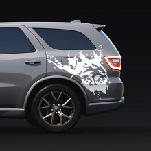 Wildcat Splash Rear Side Decal vinyl stickers for Dodge Durango 2