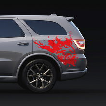 Wildcat Splash Rear Side Decal vinyl stickers for Dodge Durango 3