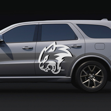 Wildcat Two colors Side Door Decal vinyl stickers for Dodge Durango 2