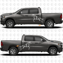 Side Doors Bedside Wolf Splash Stickers Decals Graphics 2