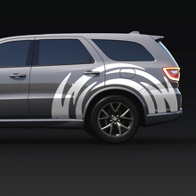 Side Rear Arc Tribal Graphics Decal vinyl stickers for Dodge Durango 2