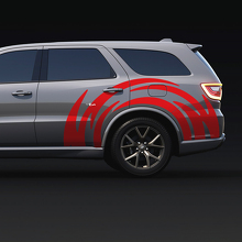 Side Rear Arc Tribal Graphics Decal vinyl stickers for Dodge Durango 3