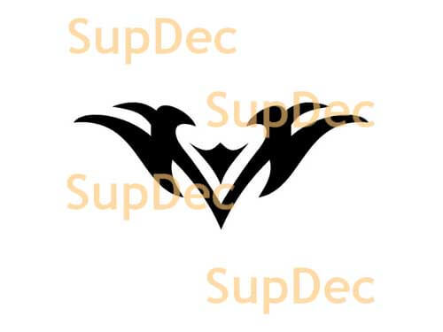 Tribal Shadow Emblem Vinyl Decal For Cars