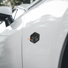 Skull in Hexagon Fender Badges Tailgate Emblem 3D Badge 2