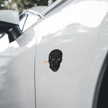 Skull Terminator Style 3D Fender Badge Tailgate Emblem_3