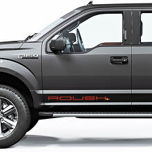 Roush Style Side Vinyl Decals for Musclecar truck_2