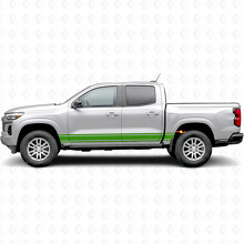Slim Accent Door & Bedside Vinyl Stripes for Chevrolet Colorado 3rd Gen 2023-2026_6