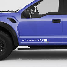 VelociRaptor V8 Side Doors Tailgate pickup decal sticker for Ford f150 2