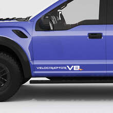 VelociRaptor V8 Side Doors Tailgate Vinyl Decal Sticker Graphics for Ford F-150 Raptor 2