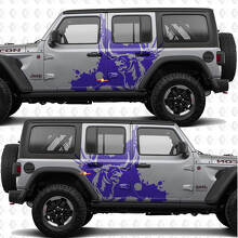 Moose Splash Nature Side Doors Vinyl decal sticker fit Jeep Wrangler 3