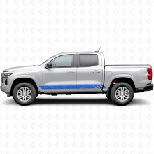 Topographic Band Door & Rocker Panel Vinyl Stripes for Chevrolet Colorado 3rd Gen 2023-2026_5