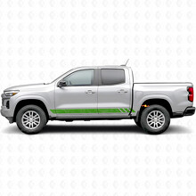 Topographic Band Door & Rocker Panel Vinyl Stripes for Chevrolet Colorado 3rd Gen 2023-2026_6