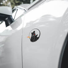 Wolf Moon Fender Badges Tailgate Emblem 3D Badge 2