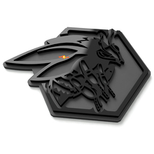 Honeycomb Bee Fender Badges Tailgate Emblem 3D Badge 4