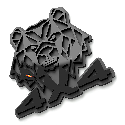 Beer 4x4 Fender Badges Tailgate Emblem 3D Badge