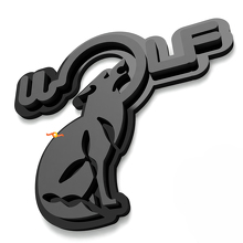 Wolf Fender Badges Tailgate Emblem 3D Badge 2