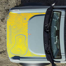 Topographic Off Road Hood Vinyl Decal Sticker Graphics for Musclecar horse 6