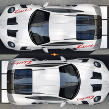 Turbo S Front and Rear Fender Quater Panel Decal Sticker Kit for Porsche 911 3