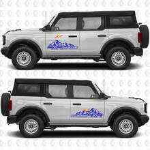 4x4 Off Road Side Door Vinyl Decal Sticker Graphics for Ford Bronco 2