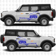 Rock Crawler Mountains Side Doors Vinyl Decal Sticker Graphics for Ford Bronco 2