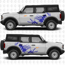 4x4 Off Road Splash Side Doors Vinyl Decal Sticker Graphics for Musclecar horse 2