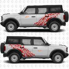 4x4 Off Road Splash Side Doors Vinyl Decal Sticker Graphics 3 for Musclecar horse 3
