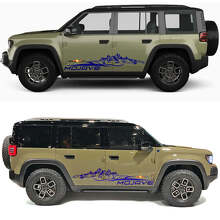 Desert Mountains Mojave Side Doors Vinyl Decal for Jeep Recon  2