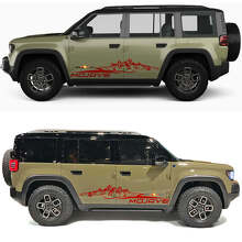 Desert Mountains Mojave Side Doors Vinyl Decal for Jeep Recon  3
