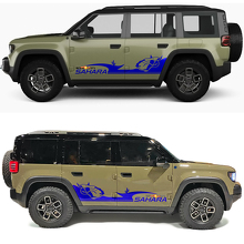 Skull Desert Sahara Side Doors Vinyl Decal for Jeep Recon  2
