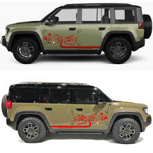 Desert Sunset High Altitude Road Side Doors Vinyl Decal for Jeep Recon  3