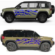 4x4 Claw Marks Side Doors Vinyl Decal 2 for Jeep Recon  2