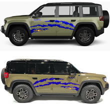 4x4 Claw Marks Side Doors Vinyl Decal for Jeep Recon  2