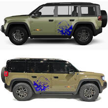 Fishing Rod Trout Splash Side Doors Vinyl Decal for Jeep Recon  2