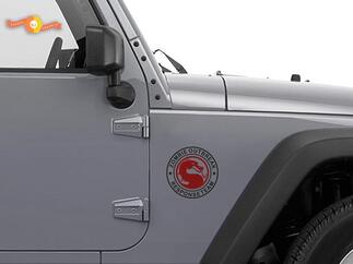 Jeep Rubicon Zombie Outbreak Response Team Wrangler Mortal Kombat Decal Sticker