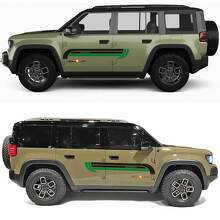 Stripes Retro Sport Side Doors Vinyl Decal for Jeep Recon  3