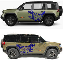 Bear Splash Side Doors Vinyl Decal for Jeep Recon  2