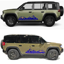 Mountains Silhouette Rubicon X Side Doors Vinyl Decal 2 for Jeep Recon  2