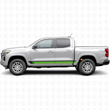 Vintage Band Door & Rocker Panel Vinyl Stripes for Chevrolet Colorado 3rd Gen 2023-2026_3