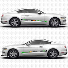 5.2L Supercharged Predator V8 Aero Flow Stripes Side Doors Vinyl Decals Stickers for Ford Mustang 2