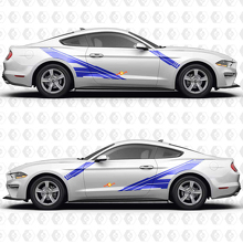 Forward Slash Side Doors Vinyl Decal Sticker Graphics for Musclecar Musclecarmodel 2