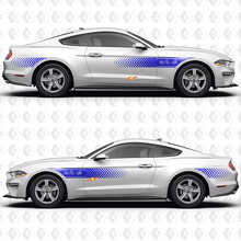 3.7L V6 Speed Line Side Doors Vinyl Decal Sticker Graphics for Ford Mustang 2